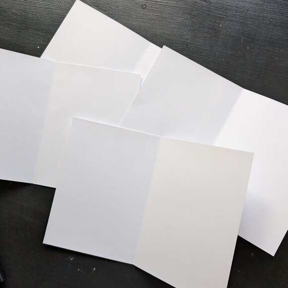 Greeting Card and Sticker Set: Wintery Magical Animals - Picture 8 of 10